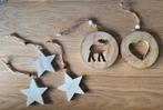 Houten kersthangers, Ophalen of Verzenden, Zo goed als nieuw