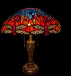 Tiffany-stijl Dragonfly tafellamp 60x45, Ophalen of Verzenden, Nieuw, Glas, Minder dan 50 cm