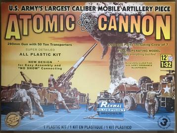 Renwal Revell Atomic Cannon. 1:32 scale. Nieuw. beschikbaar voor biedingen