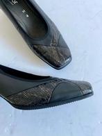 H88 Gabor Comfort maat 4=37 H pumps lage hak schoenen zwart, Gabor, Ophalen of Verzenden, Zwart