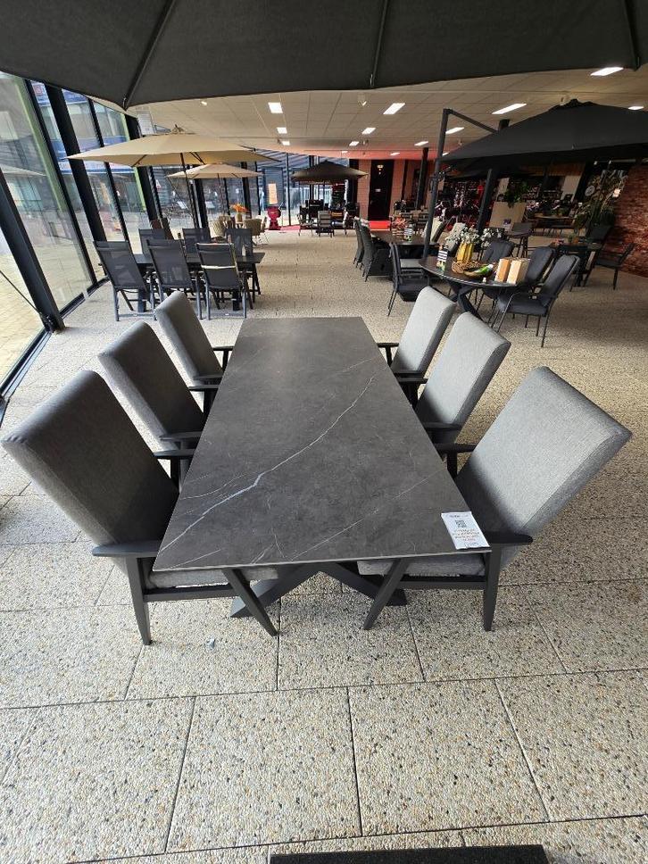 Showmodel tuinset Sintra - San Felipe 7-delig te koop, Tuin en Terras, Tuinsets en Loungesets, Zo goed als nieuw, Tuinset, Overige materialen