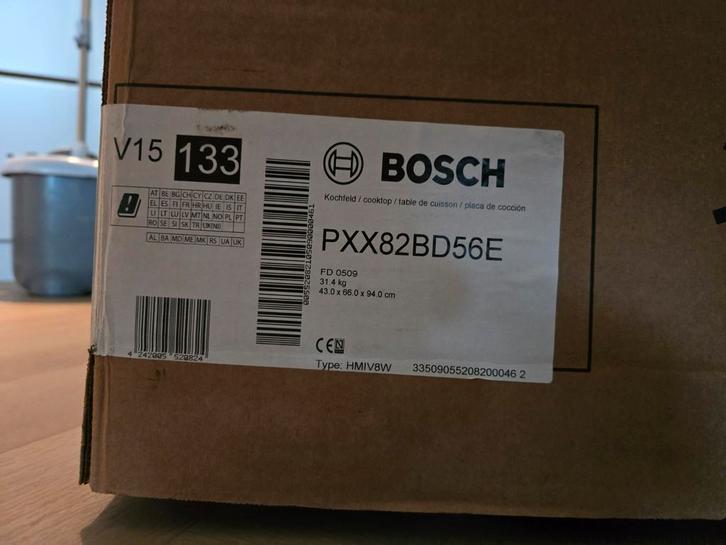 Bosch Serie 8 helemaal nieuw, Witgoed en Apparatuur, Kookplaten, Nieuw, Inbouw, Inductie, 4 kookzones, Ophalen of Verzenden