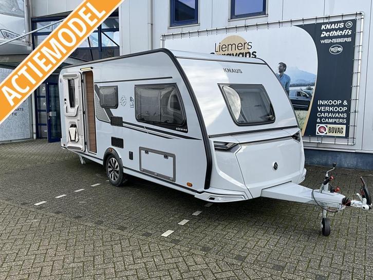 Knaus Sudwind Black Selection 500 EU ENKELE BEDDEN-VLOERVERW, Caravans en Kamperen, Caravans, Bedrijf, tot en met 4, 1250 - 1500 kg