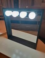 Grote spiegel met led lampen beauty kaptafel nieuw, Ophalen of Verzenden, Rechthoekig