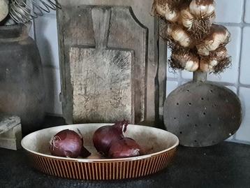 Brocante oude beboterde ovenschaal Villeroy & Boch *Etage3* beschikbaar voor biedingen