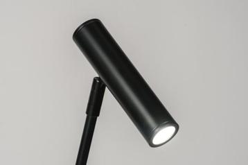 dimbaar led vloerlamp hoekbank bank bed lamp zwart touche beschikbaar voor biedingen
