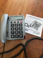 Fysic. FX-3300 telefoon voor slechtzienden, Ophalen of Verzenden, Gebruikt