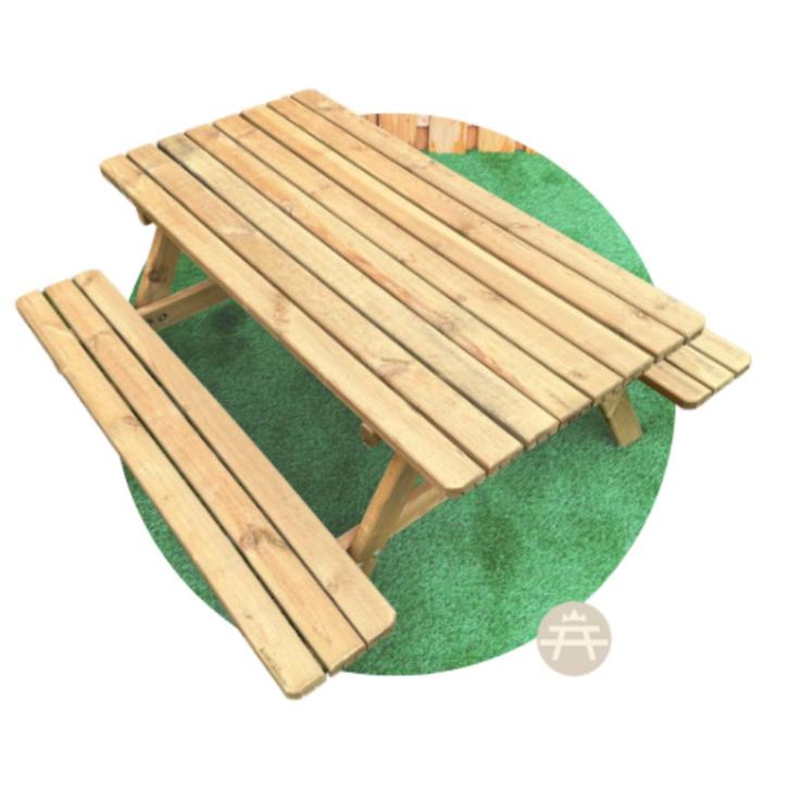 Kinder picknicktafel voor €109,50 thuis bezorgd!, Tuin en Terras, Picknicktafels, Nieuw, Rechthoekig, Hout, Kinderpicknicktafel