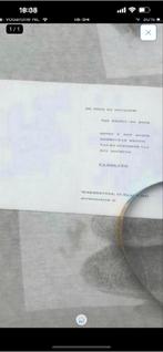 Oud geboortekaartje Caroline, 1961 - In goede staat, Verzamelen, Ophalen of Verzenden, Voor 1970, Geboortekaartje