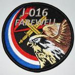 F-16 Swirl ‘Farewell J-016’ Crew Edtion, Verzamelen, Nieuw, Ophalen of Verzenden, Patch, Badge of Embleem