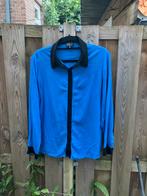 Zilch xxl blauwe blouse met zwarte biezen, Kleding | Dames, Blouses en Tunieken, Ophalen of Verzenden, Zo goed als nieuw, Maat 46/48 (XL) of groter