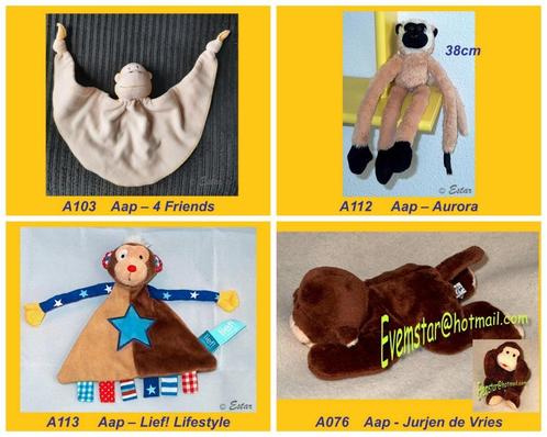 aap aapje 4 Friends Aurora Lief! Lifestyle Jurjen de Vries, Kinderen en Baby's, Speelgoed | Knuffels en Pluche, Zo goed als nieuw