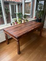 Eettafel teakhout, Huis en Inrichting, Tafels | Eettafels, Ophalen, Teakhout, 50 tot 100 cm, 150 tot 200 cm