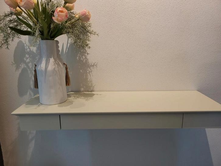 Duraline  zwevende wandplank met lade, Huis en Inrichting, Woonaccessoires | Wandplanken en Boekenplanken, Zo goed als nieuw, Ophalen