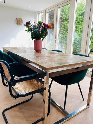 Rivièra Maison Eettafel 220x90 - Industrieel & Uitschuifbaar beschikbaar voor biedingen