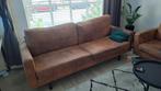 Cognac bank, 2.5 zits, Huis en Inrichting, Ophalen, Gebruikt, 75 tot 100 cm, Rechte bank