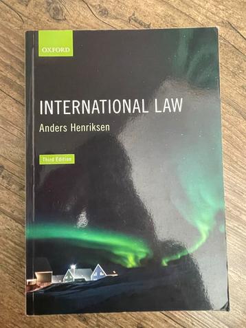 International Law - Anders Henriksen - 3rd Edition beschikbaar voor biedingen