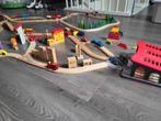 Houten spoorbaan oa Thomas de trein, Kinderen en Baby's, Speelgoed | Houten speelgoed, Overige typen, Gebruikt, Ophalen