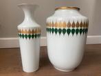 Set van 2 Bavaria Germany porseleinen vazen - 30 cm, Gebruikt, Wit, Aardewerk of Porselein, Ophalen of Verzenden