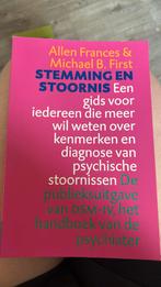 A. Frances - Stemming en stoornis, Ophalen of Verzenden, Zo goed als nieuw, A. Frances; M.B. First