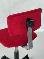Gispen burostoel vintage bureaustoel retro rood jaren 70, Huis en Inrichting, Gebruikt, Culemborg, Ophalen of Verzenden, Gispen