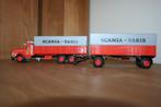 Scania Vabis L76 motorwagen met huif aanhanger., Hobby en Vrije tijd, Modelauto's | 1:50, Ophalen of Verzenden, Nieuw, Bus of Vrachtwagen
