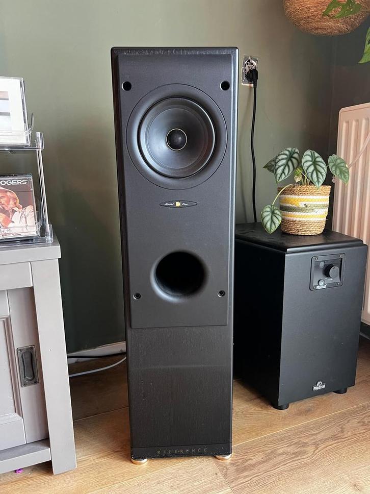 IN PRIJS VERLAAGD! KEF Reference Model One, Audio, Tv en Foto, Luidsprekers, Zo goed als nieuw, Front, Rear of Stereo speakers