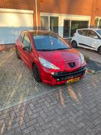 Peugeot 207 1.6 turbo, Auto's, Voorwielaandrijving, Zwart, 4 cilinders, Leder en Stof