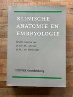 Klinische Anatomie en Embryologie - Elsevier, Boeken, Ophalen of Verzenden, Beta, Gelezen, HBO