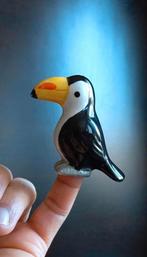 keramische sculptuur Tukan, beeldjeToucan-keramiek art .Nr 2, Ophalen of Verzenden