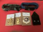 Kavel met diverse emblemen, Verzamelen, Militaria | Algemeen, Ophalen of Verzenden, Nederland, Embleem of Badge
