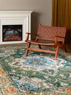 Rugvista groen - turqouise 200x300, Ophalen, 200 cm of meer, Zo goed als nieuw, Rechthoekig