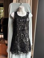 Zwarte Bershka mini-jurk met pailletten, Maat 38/40 (M), Zwart, Gedragen, Boven de knie