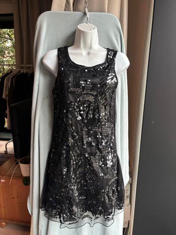Zwarte Bershka mini-jurk met pailletten beschikbaar voor biedingen