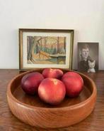 Schaal Fruitschaal Teak Vintage, Ophalen of Verzenden, Huis en Inrichting