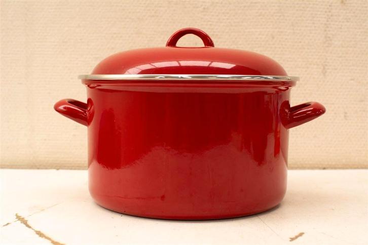 Emaille Braadpan/soeppan 39432, Antiek en Kunst, Antiek | Emaille, Ophalen of Verzenden