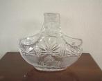 Prachtige grote gave vintage bewerkte kristal mand, Ophalen of Verzenden, Kristal