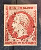 Frankrijk 1853 / 1F Gestempeld / CW €4.200 / gesigneerd!, Ophalen of Verzenden, Buitenland