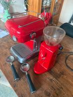 Ascaso Dream Rood (2015) + bonenmaler - Revisie nodig, Ophalen, Gebruikt, Espresso apparaat, Koffiebonen