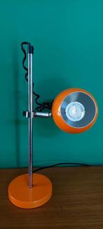 Vintage Retro oranje   Eye Ball, Space Age tafellamp lamp, Ophalen of Verzenden, Zo goed als nieuw, Minder dan 50 cm