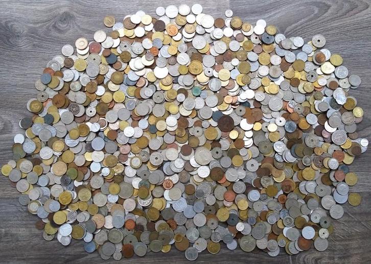 6,1 kilo Wereld Munten periode 1900 - 2000, Postzegels en Munten, Munten | Europa | Niet-Euromunten, Setje, Overige landen, Ophalen of Verzenden