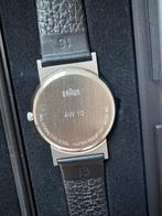 Braun AW10 Vintage Herenhorloge, Sieraden, Tassen en Uiterlijk, Horloges | Heren, Overige merken, Leer, Staal, Polshorloge
