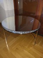 Hotel-chique salon-spiegeltafel in topstaat, Ophalen, 50 tot 100 cm, 50 tot 75 cm, Rond