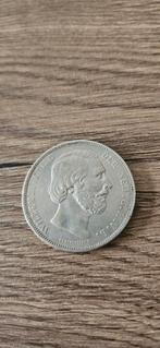 Zilveren rijksdaalder 1873 Willem lll, Koning Willem III, Zilver, Ophalen of Verzenden, Losse munt