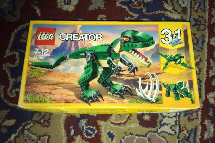 LEGO Creator Machtige Dinosaurussen - 31058, Kinderen en Baby's, Speelgoed | Duplo en Lego, Zo goed als nieuw, Ophalen of Verzenden