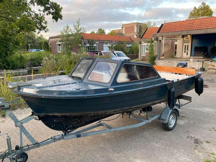 Rana 17 Sloep - Gebruikt, Compleet, Motor Zo Goed Als Nieuw, Watersport en Boten, Motorboten en Motorjachten, Gebruikt, Aluminium