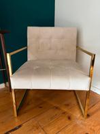 Fauteuil messing, Huis en Inrichting, Stoelen, Ophalen, Zo goed als nieuw, Eén
