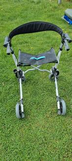 Rollator met stoeltje zo goed als nieuw inklapbaar, Ophalen of Verzenden, Zo goed als nieuw