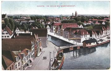 700170	Hoorn	Brug Korenmarkt	 	Gelopen met postzegel beschikbaar voor biedingen