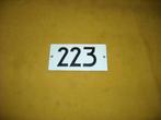 oud emaille huisnummer 223 ook 224 225 226 227 228 229 230 2, Antiek en Kunst, Antiek | Emaille, Ophalen of Verzenden